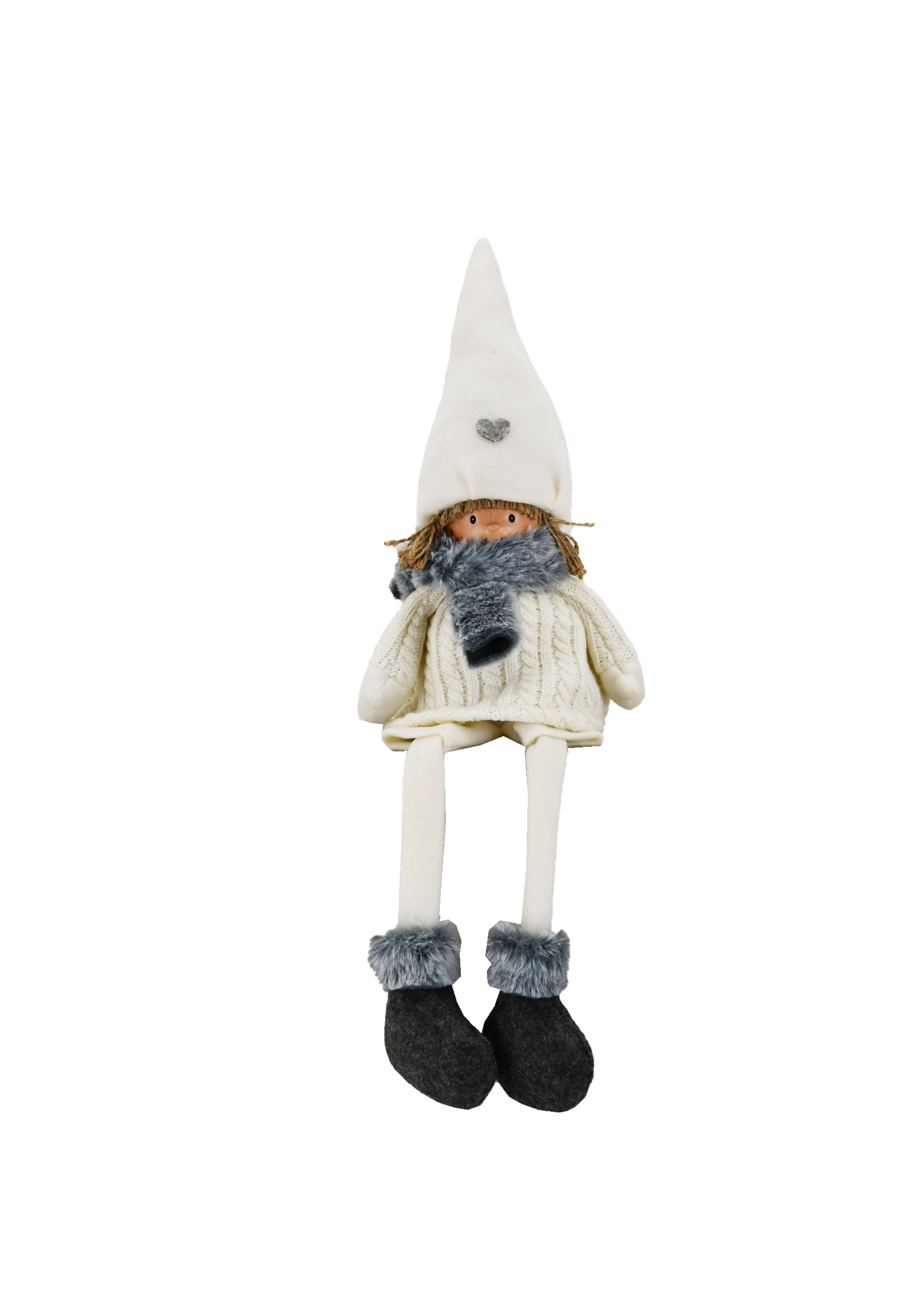 Sitting Girl w/ White Sweater - 54cm