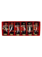 Christmas Nutcracker Ornament - Set of 6