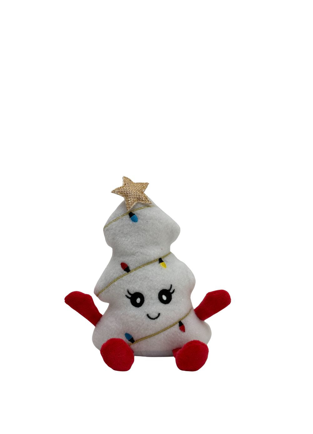 17cm Sitting Christmas Tree - White