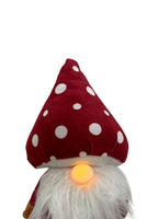 35cm Standing Gnome w. Lighted Nose