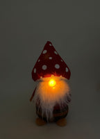 35cm Standing Gnome w. Lighted Nose