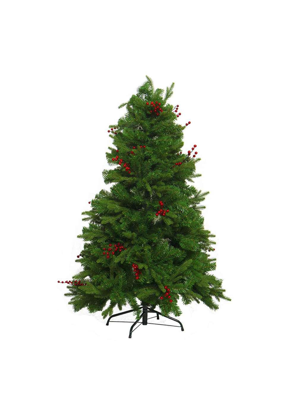 5ft Mixed Christmas Tree with Berries & Pinecones