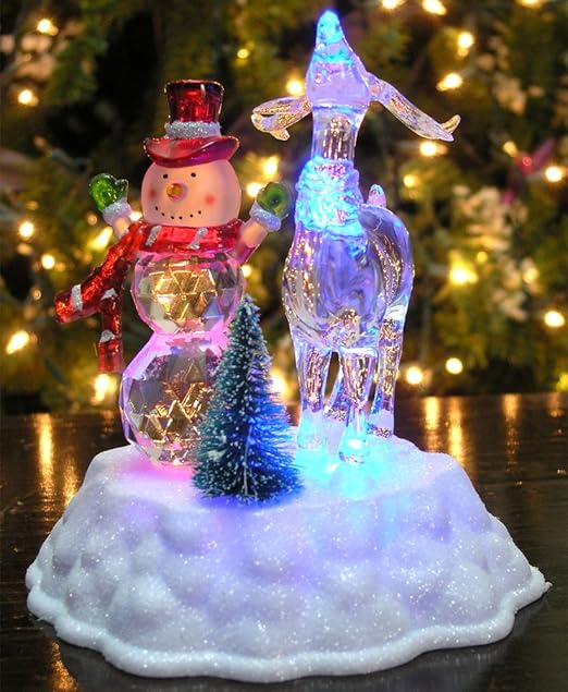 15cm Reindeer & Snowman Multi-color*