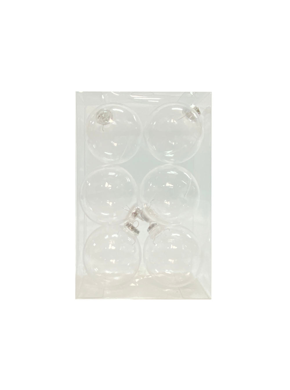 DIY Fillable Transparent Bauble - 80mm