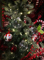 DIY Fillable Transparent Bauble - 80mm