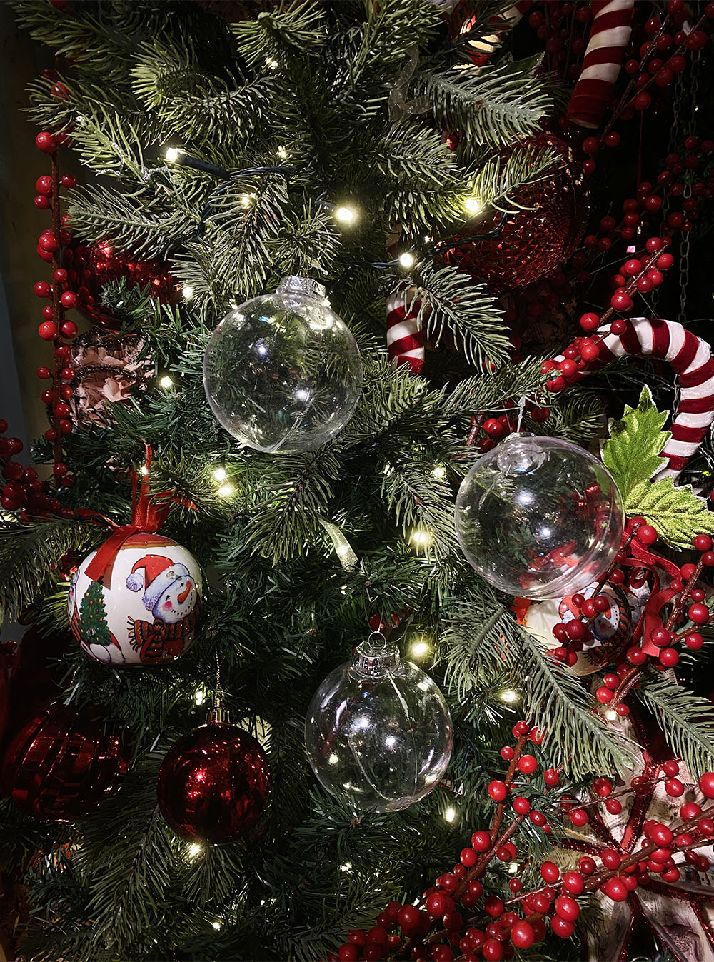 DIY Fillable Transparent Bauble - 80mm