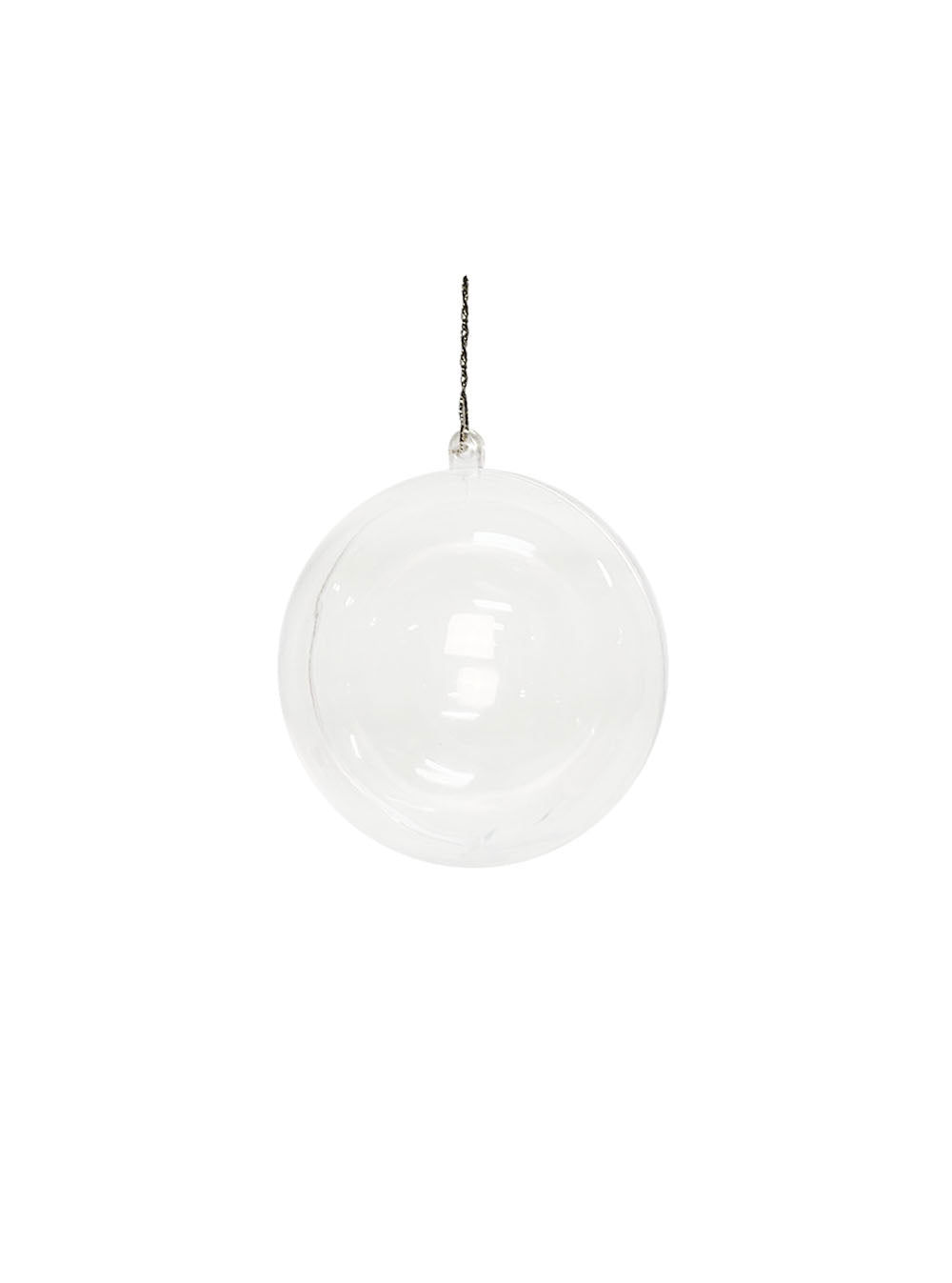DIY Fillable Transparent Bauble - 90mm