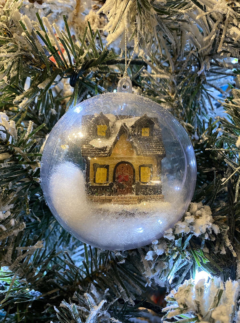 DIY Fillable Transparent Bauble - 90mm