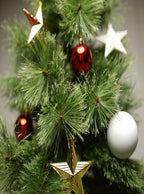 18pcs Box Set Mixed Baubles - White, Gold &amp; Red