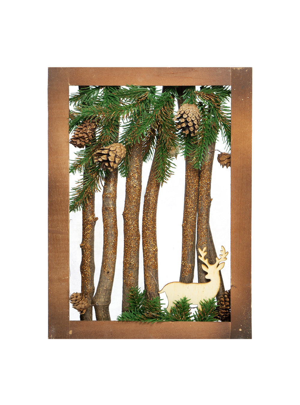 Christmas Frame in Copper Rectangle