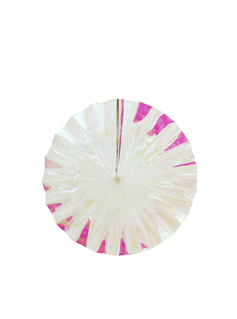 20cm Iridescent Fan - Set of 4