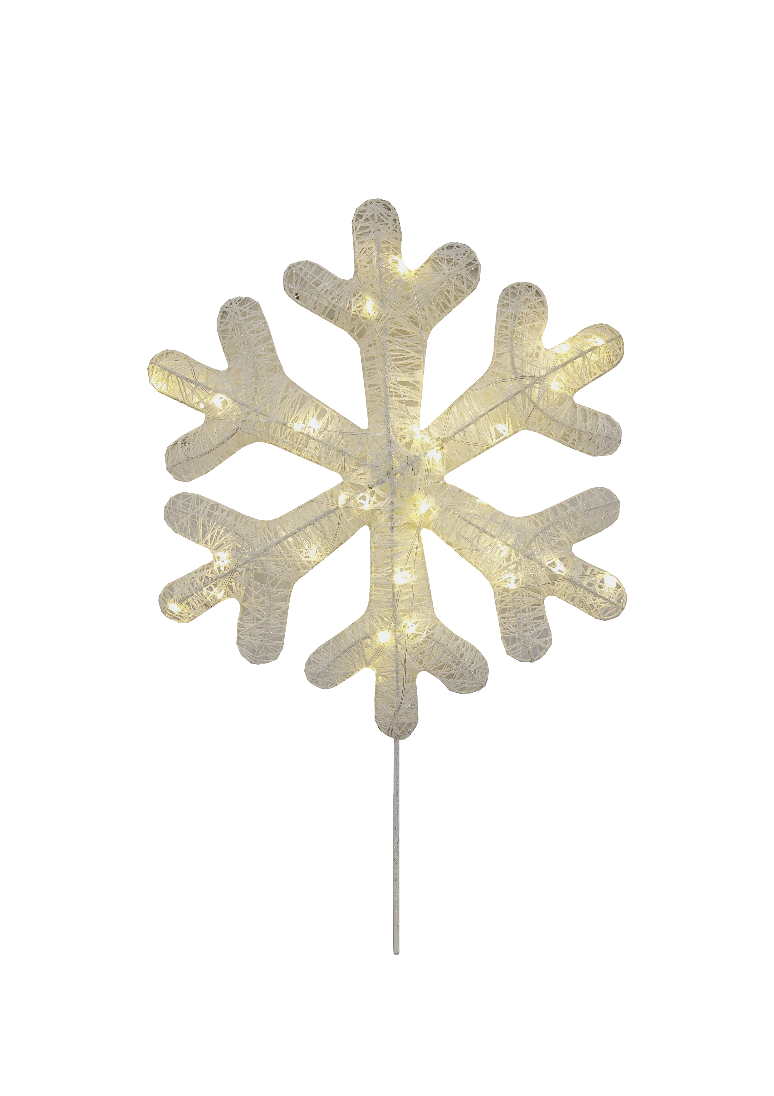 Lighted Snowflake Tree Topper