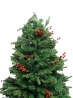 Mixed Christmas Tree with Berries & Pinecones