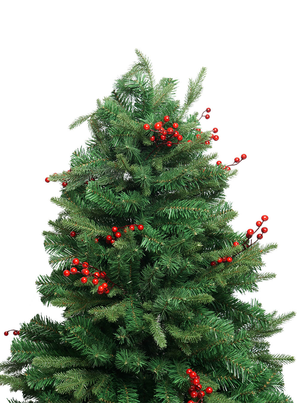 Mixed Christmas Tree with Berries & Pinecones