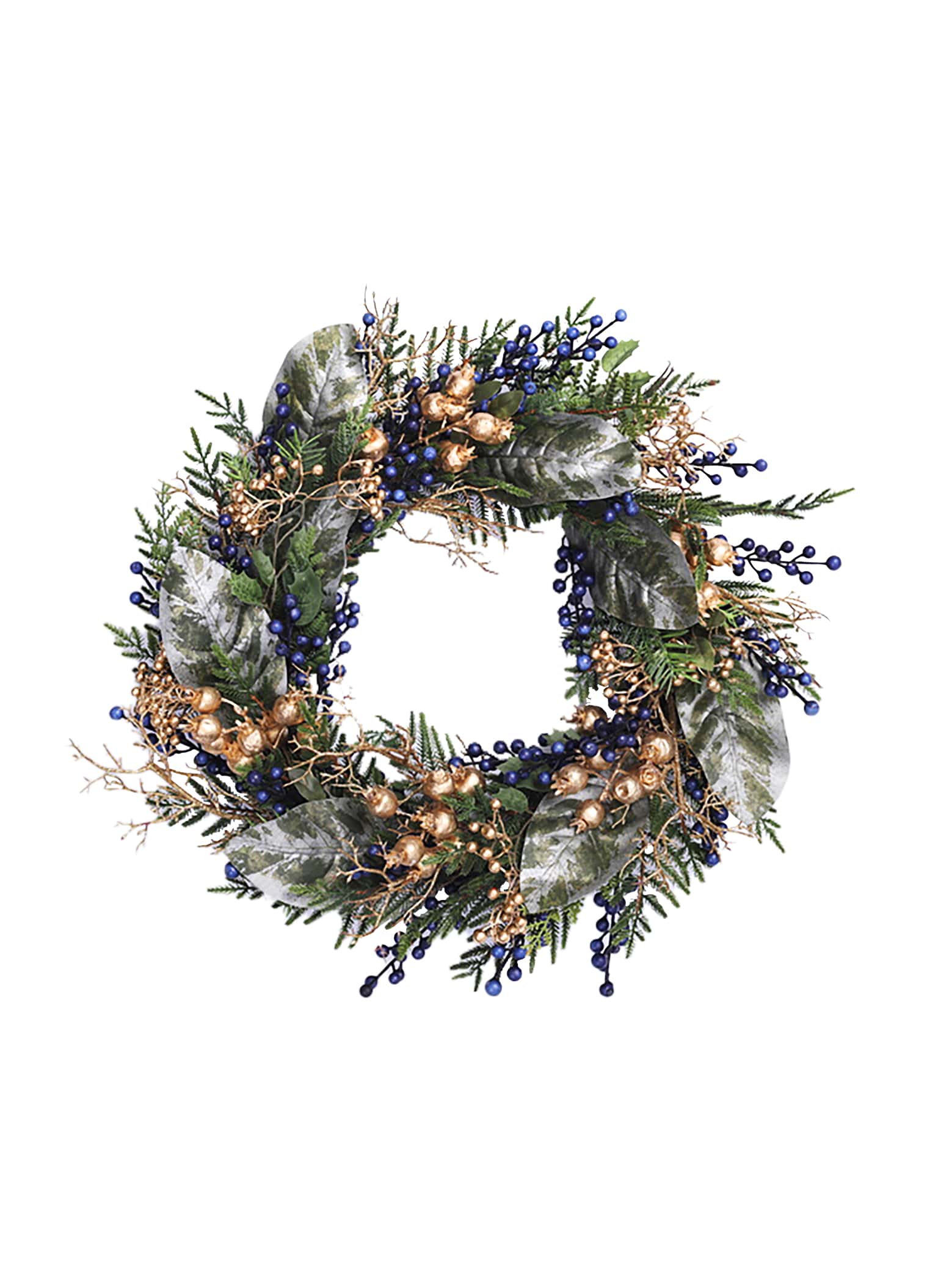 Gold Berries Cedar Wreath