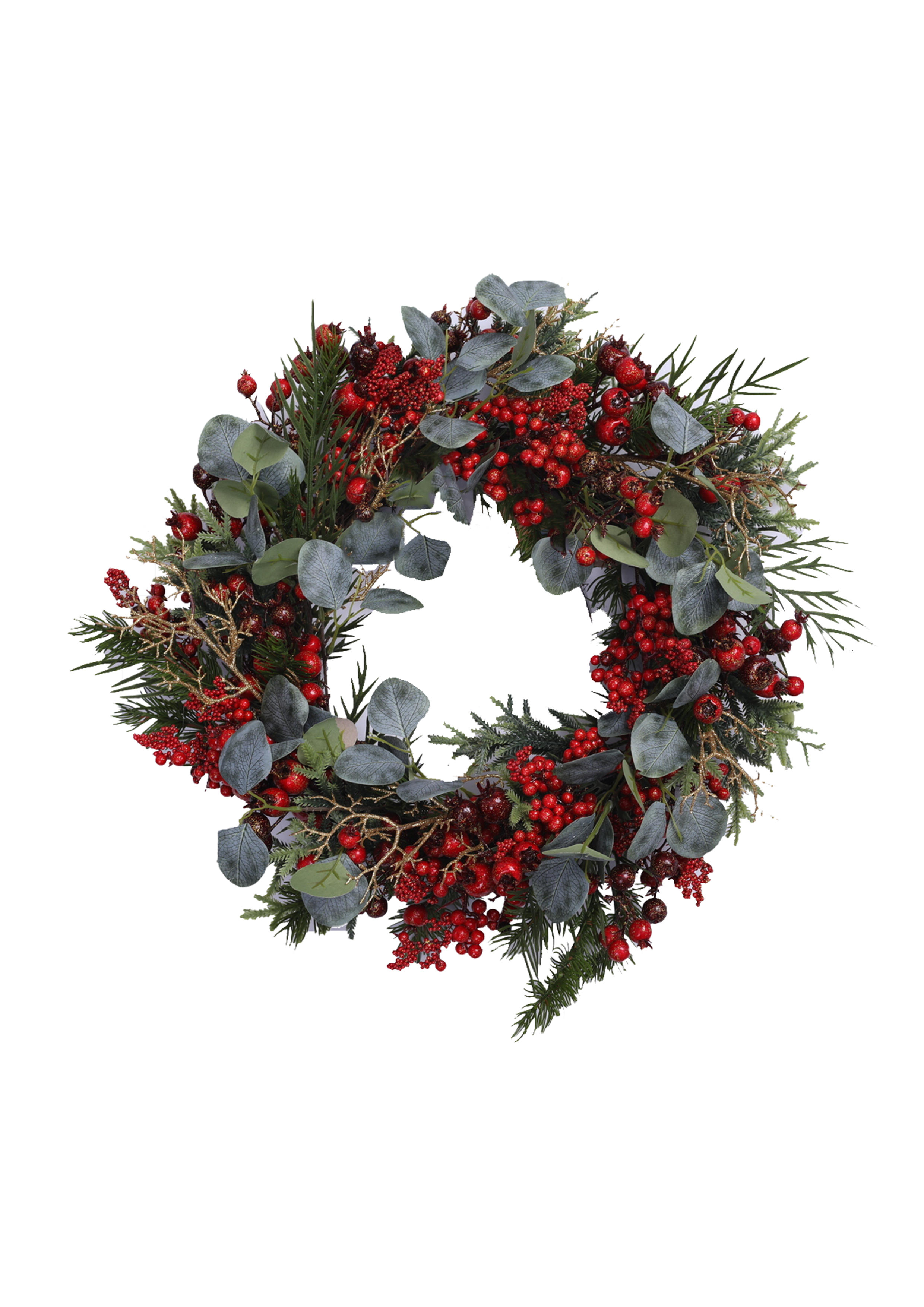 Berry Cedar Leaf Wreath