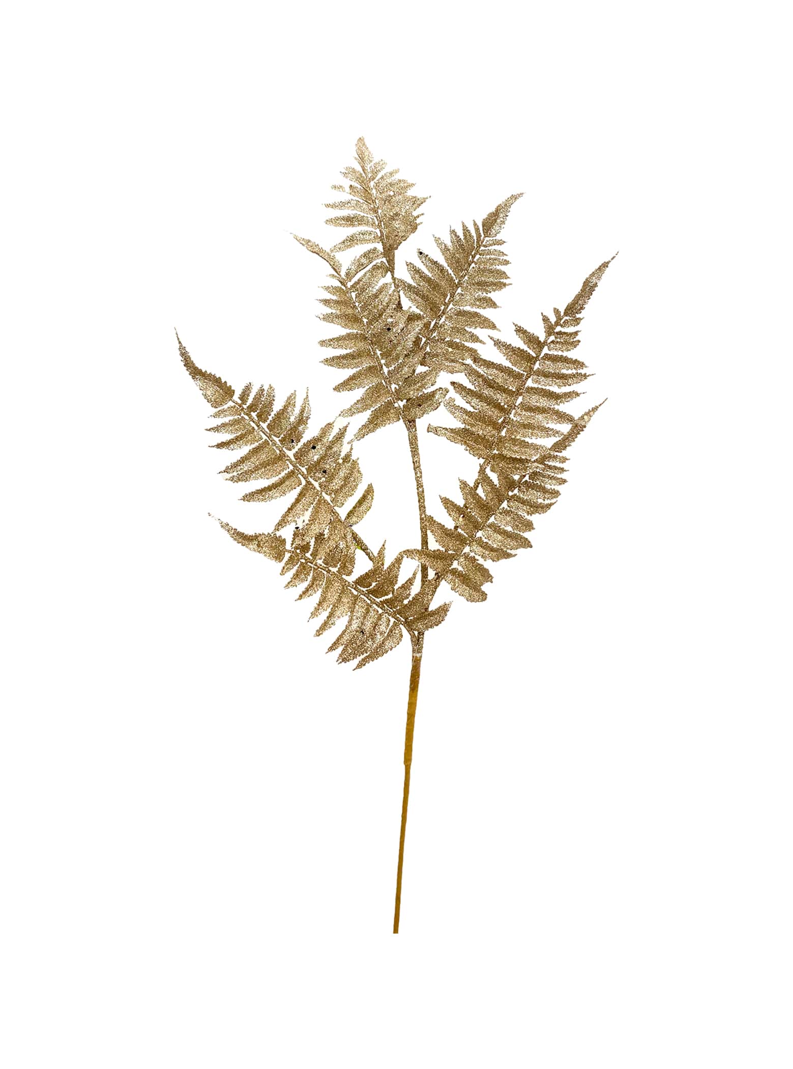 Champagne Gold Leaves Spray