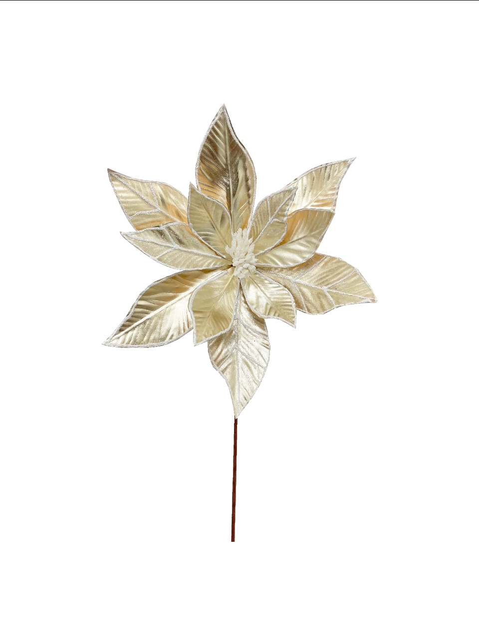 Poinsettia Spray Champagne