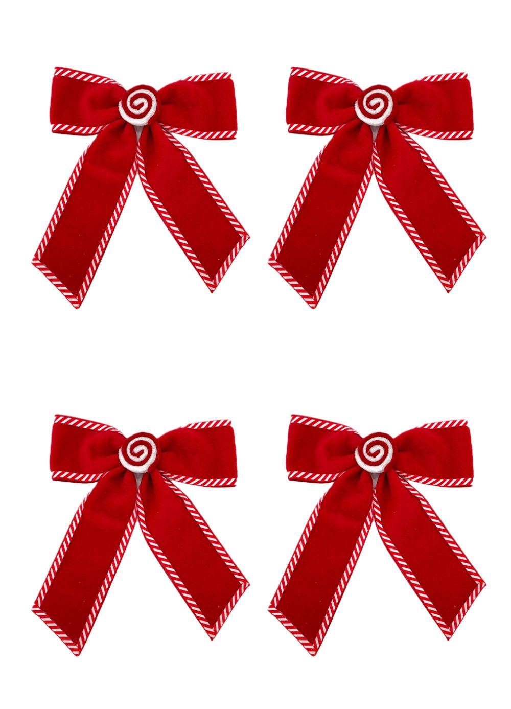 30cm Big Ribbon Red - Set of 4*