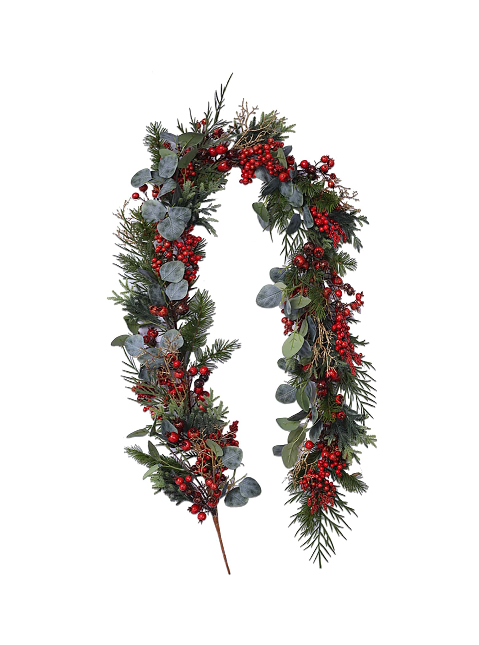 Berry & Cedar Leaf Garland