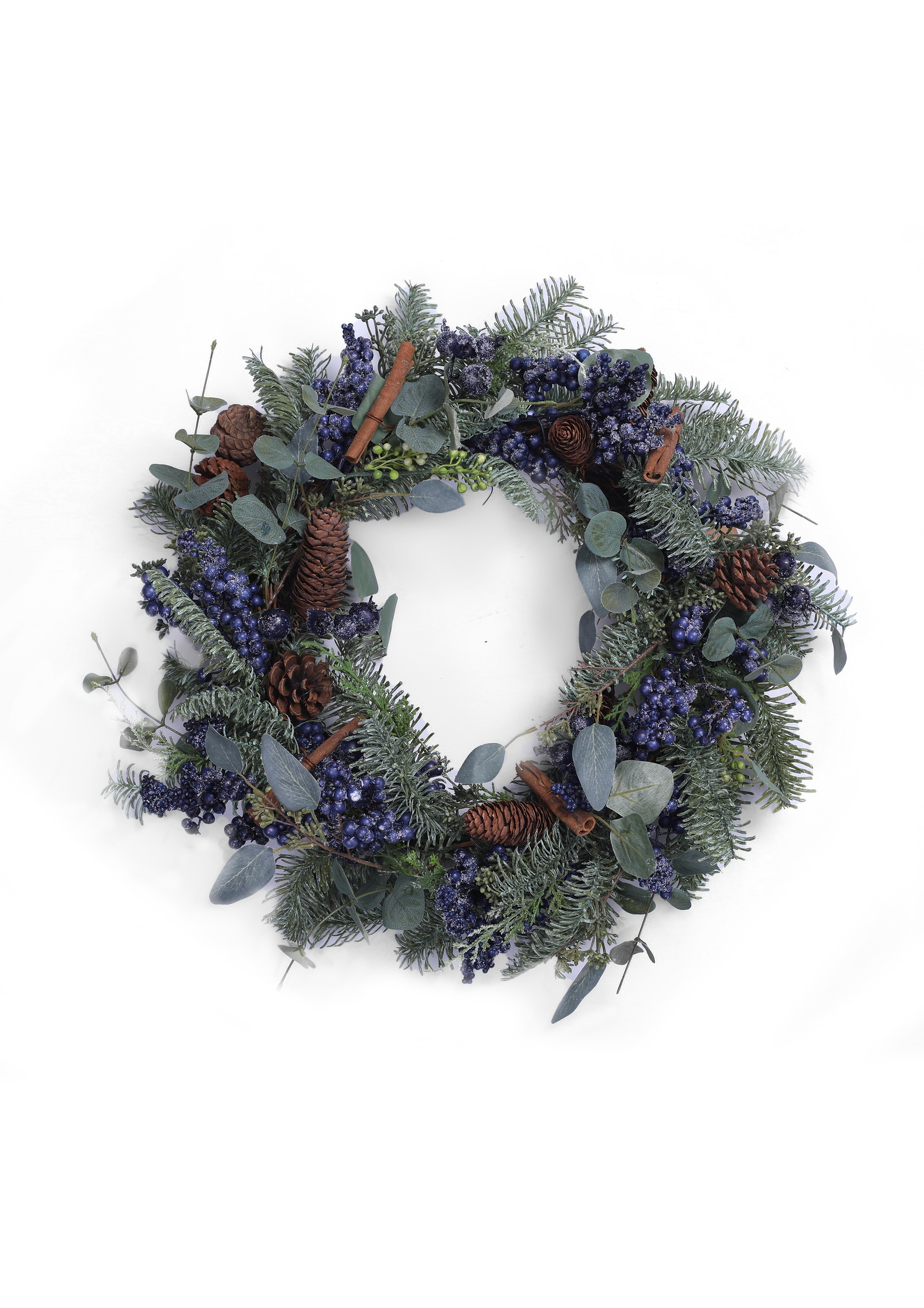 Blueberry Cedar &amp; Eucalyptus Wreath