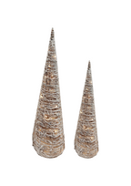 Lighted Cone Tree White - 4 Sizes