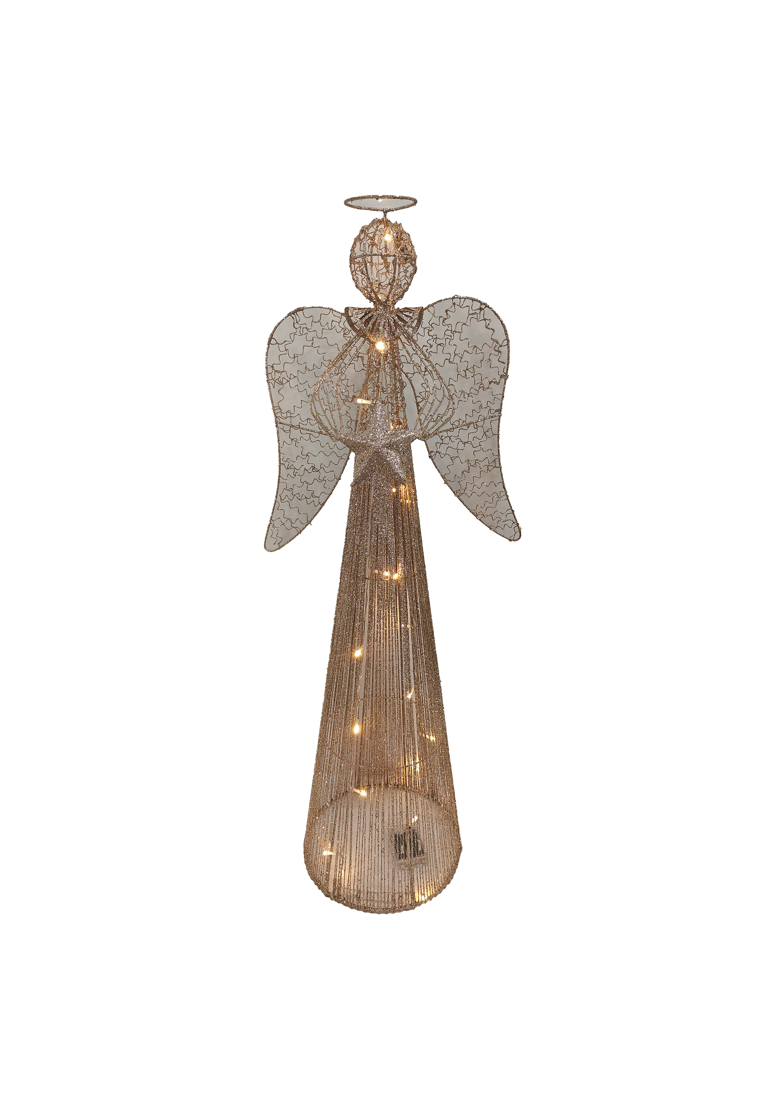 Lighted Angel Champagne