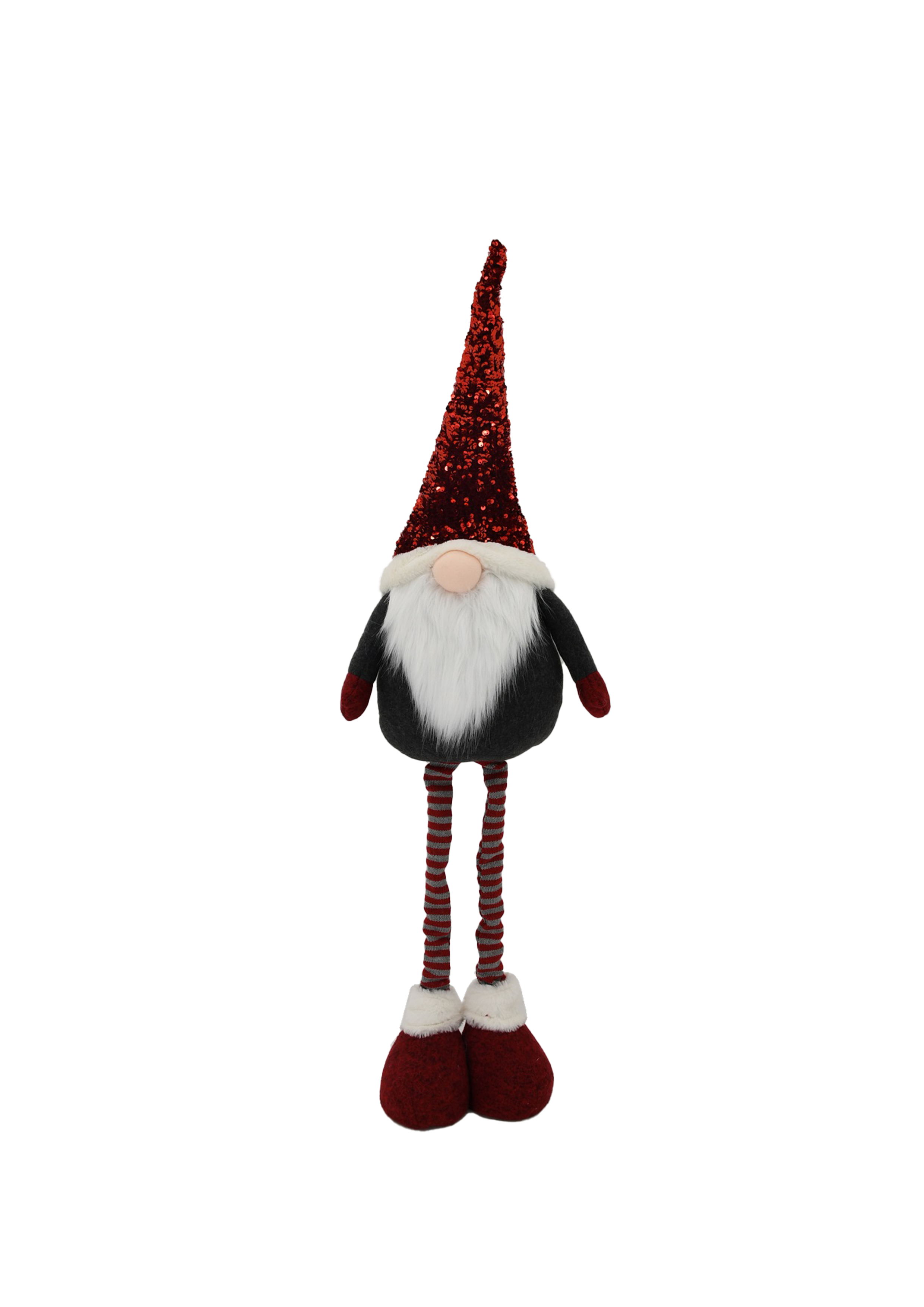 Telescoping Gnome w/ Sequin Hat - 95cm
