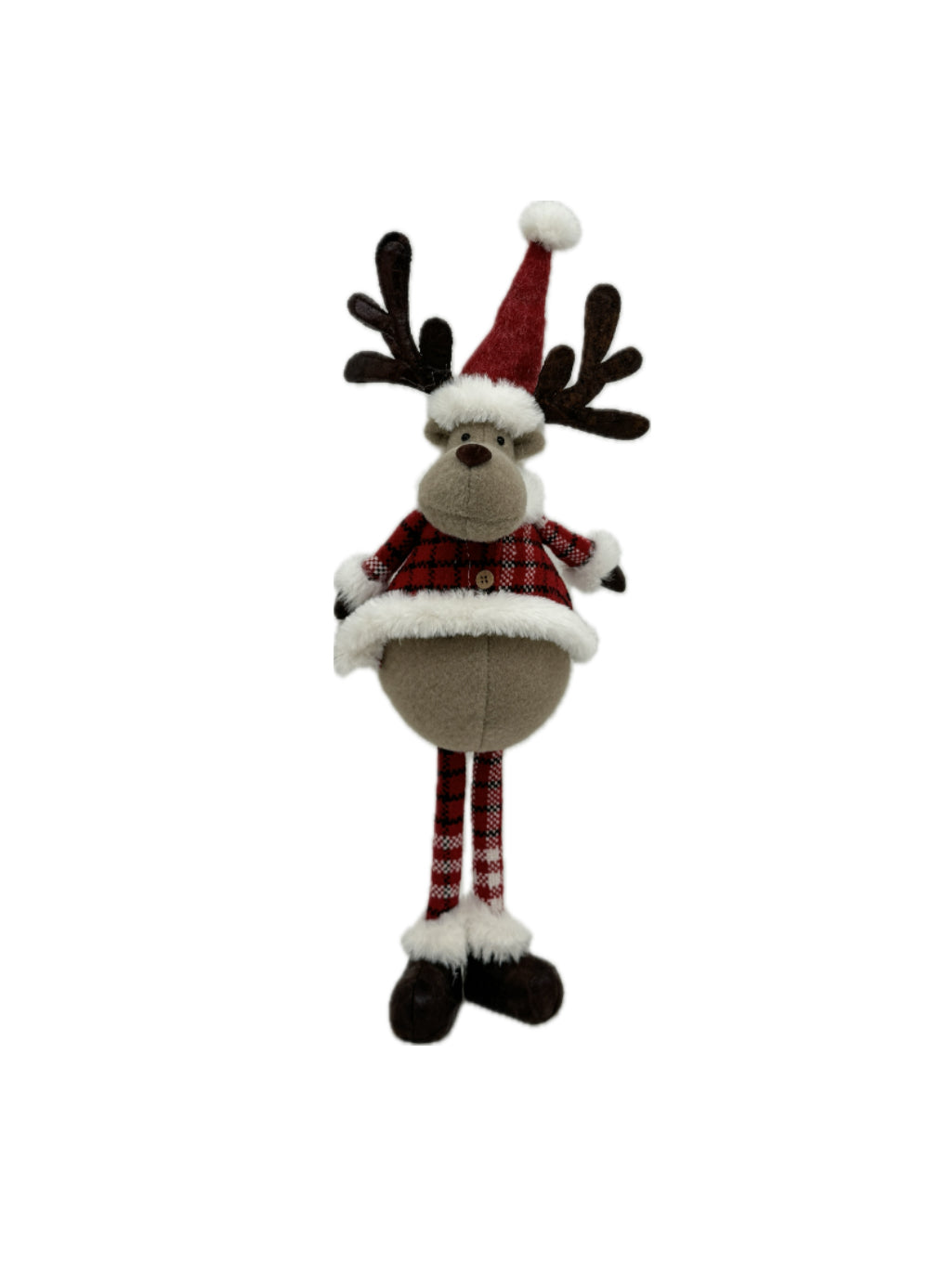 52cm Standing Reindeer - Red