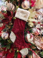 Burgundy Hanging Sock