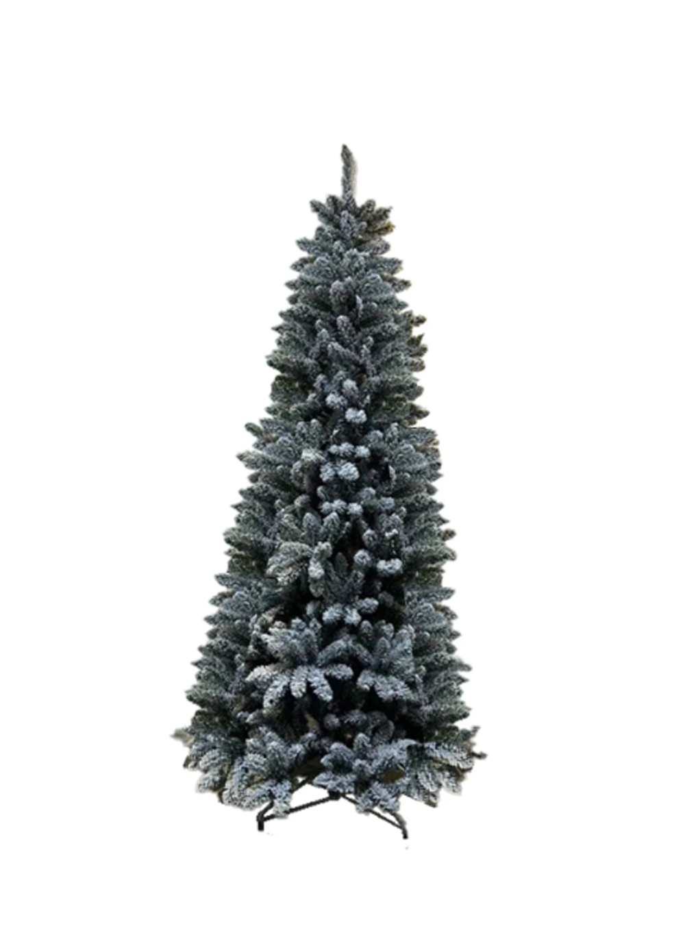 8ft Flocked Christmas Tree – Pollyanna Concepts - Artificial Plants ...