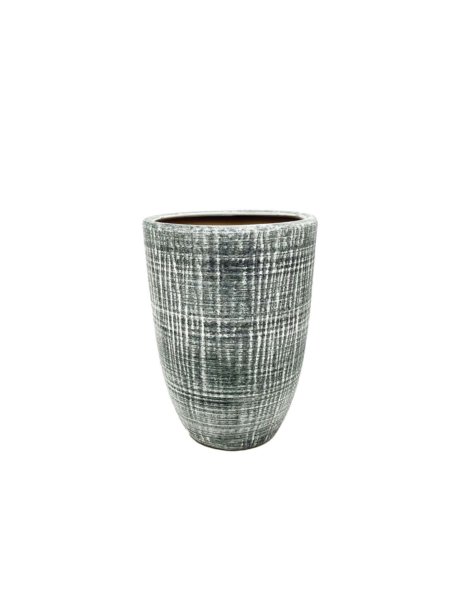 Ceramic Pot Grey with Texture - 3 Sizes