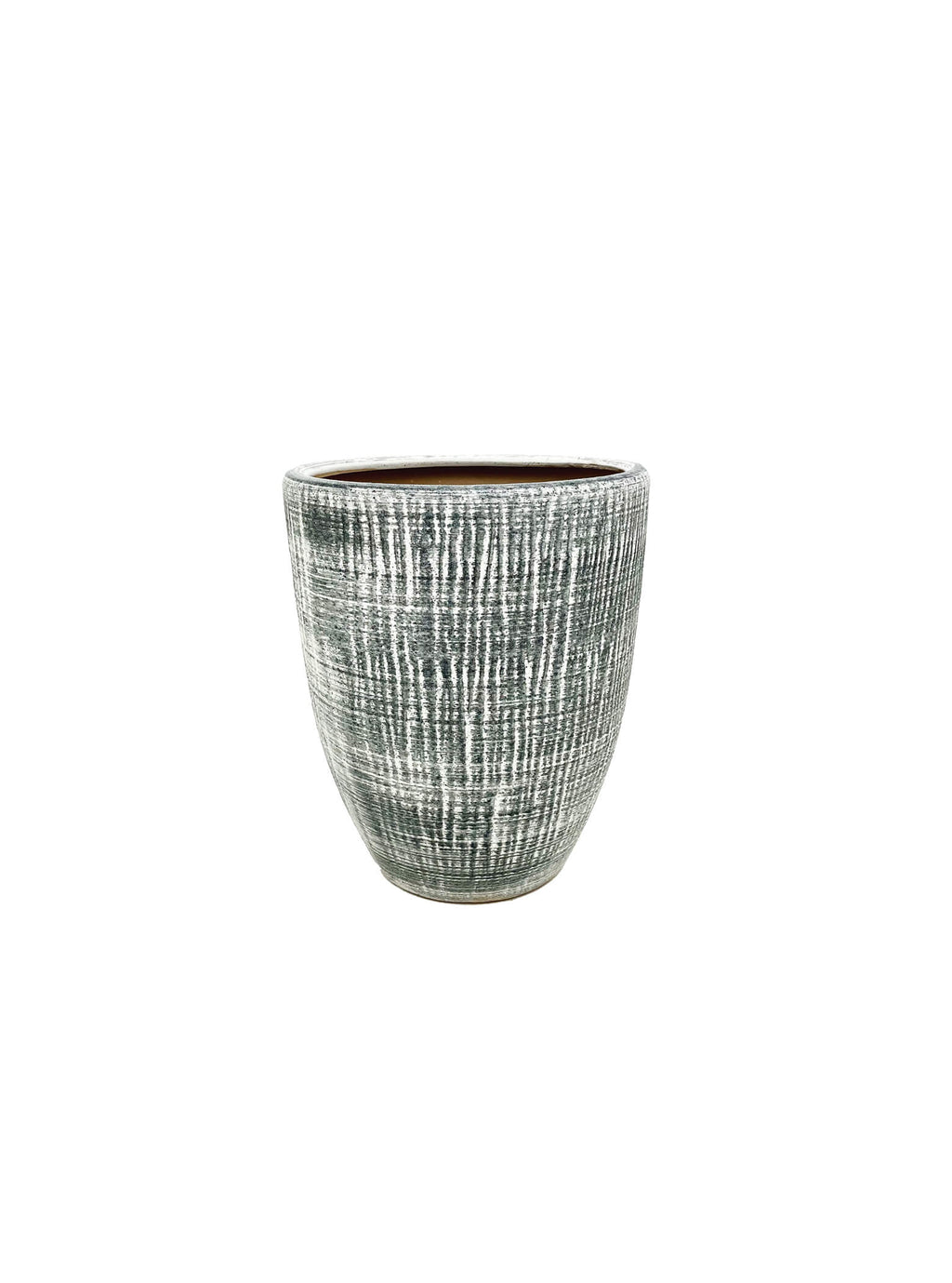 Ceramic Pot Grey with Texture - 3 Sizes