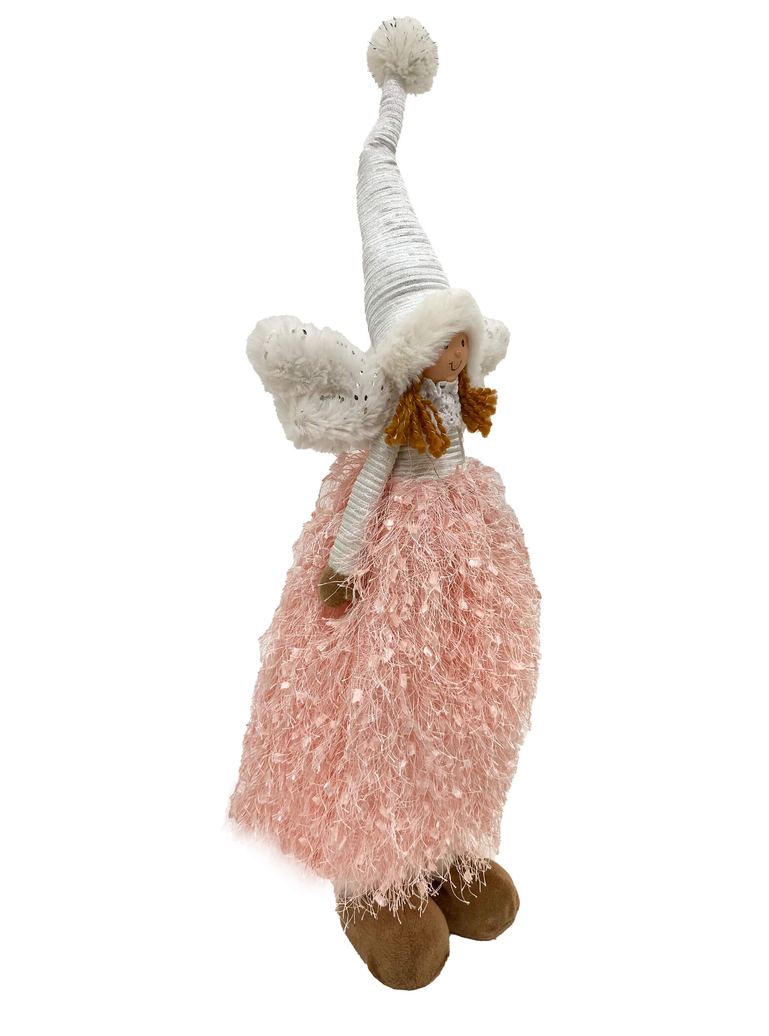 Fabric standing angel (Pink)