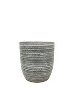 Linear Stone Round Pot - 2 Sizes