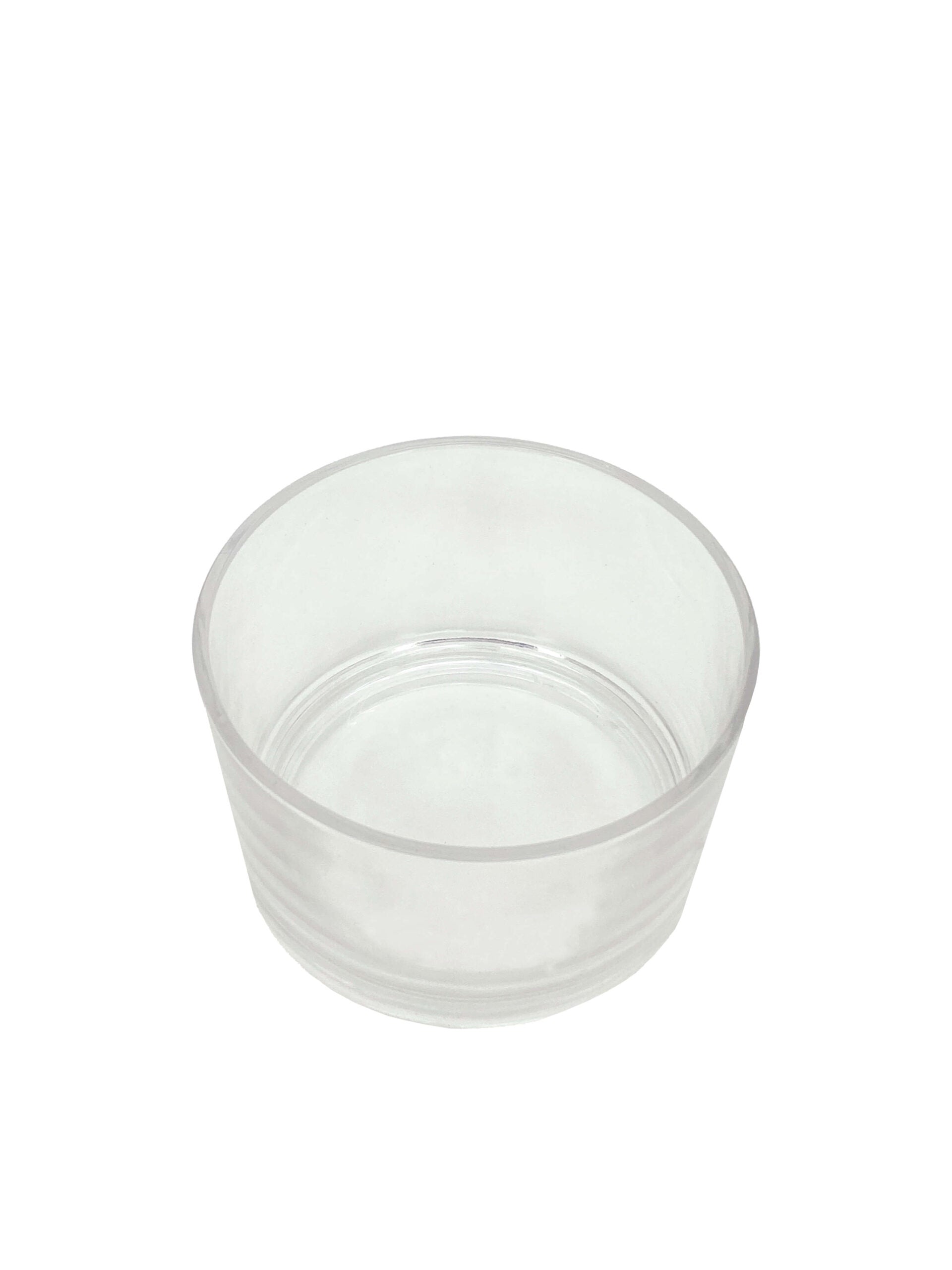 Glass Cylindrical Pot