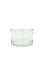 Glass Cylindrical Pot
