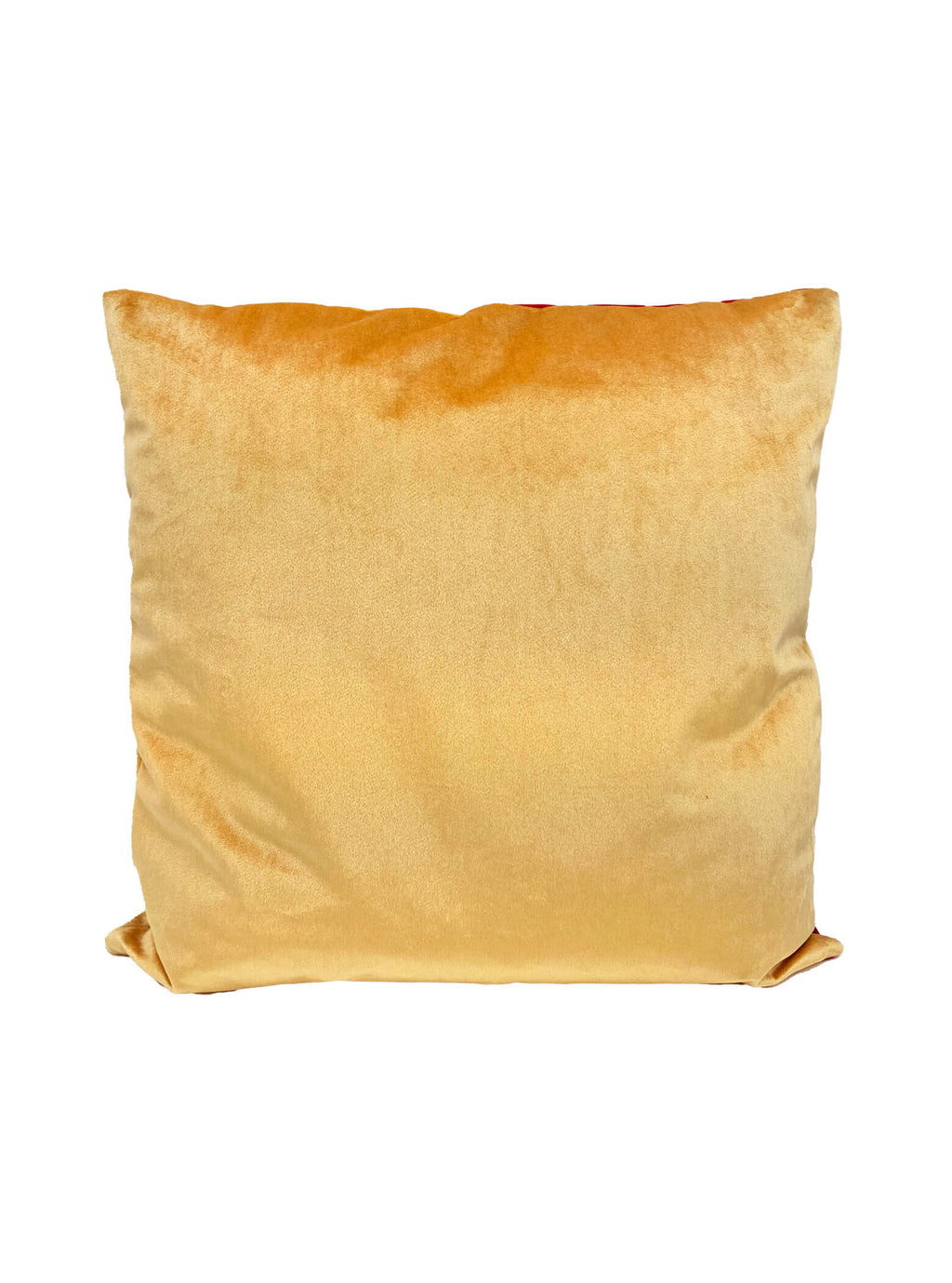 Two Tone Cushion Cover - Red and Yellow - Set of 2