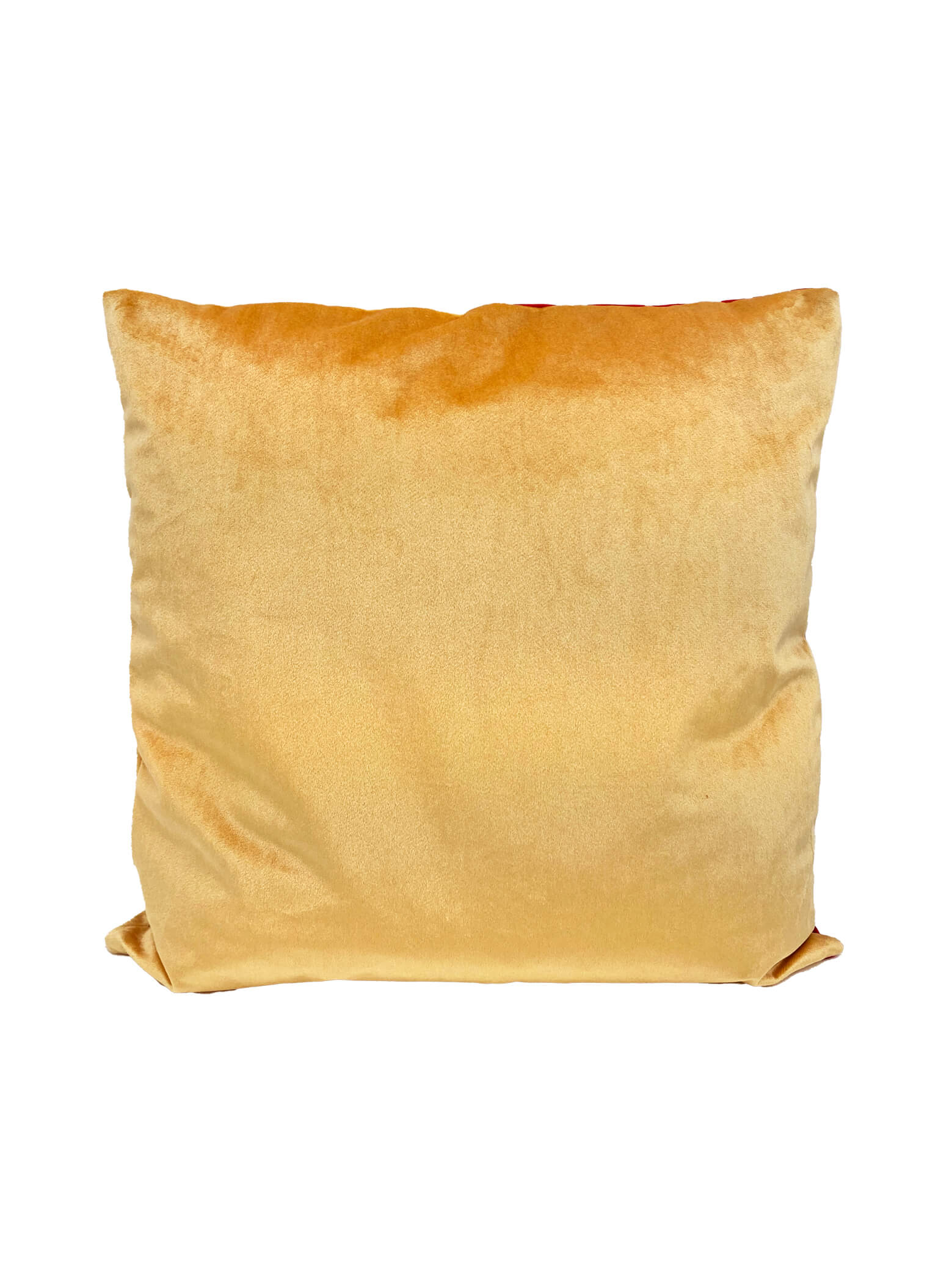 Two Tone Cushion Cover - Red and Yellow - Set of 2