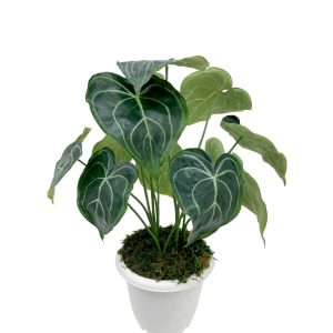 artificial anthurium leaf plant
