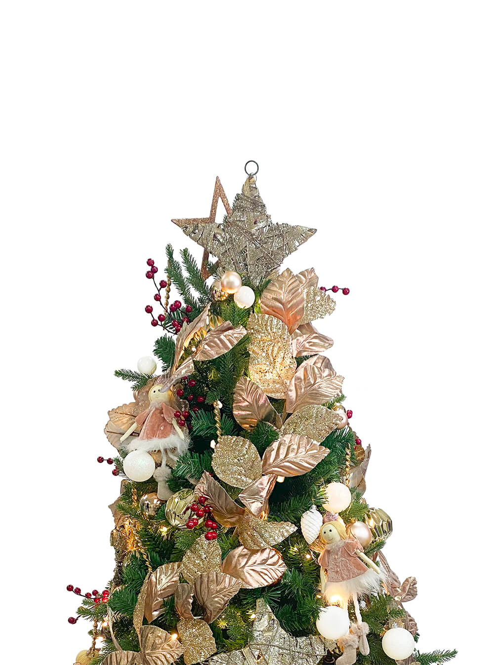 Rose Gold Christmas Tree Set (Pollyanna)
