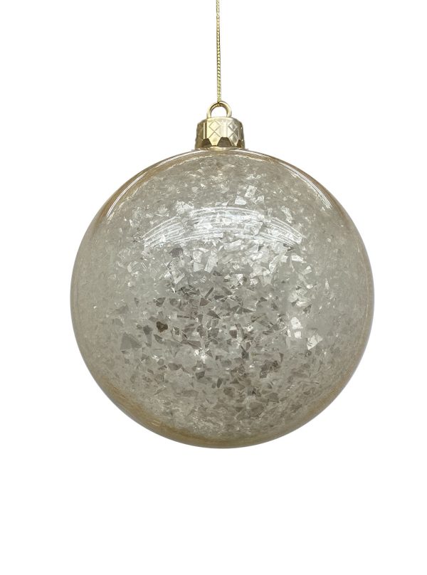 Sparkling Glitter Clear Baubles (Pollyanna)