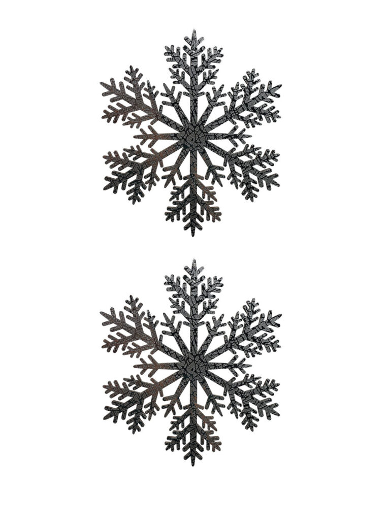 Hanging Silver Snowflake (Pollyanna)