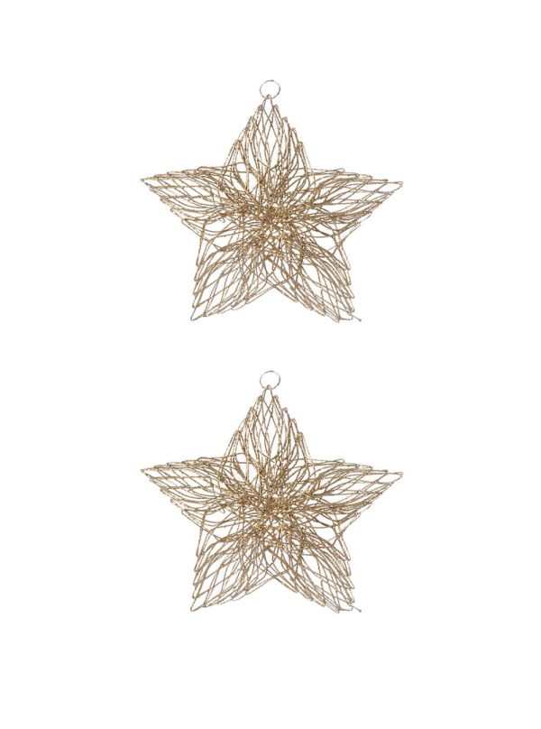 Gold Metal Hanging Star (Pollyanna)