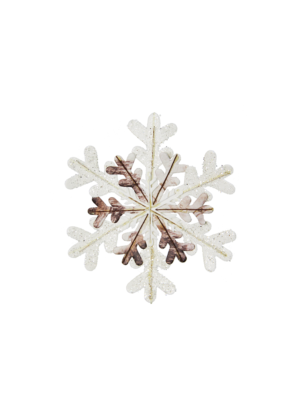 Hanging White Snowflake (Pollyanna)