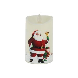 Christmas Santa Candle (Pollyanna)
