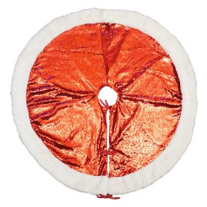 Metallic Tree Skirt with Faux Fur trims (Pollyanna)