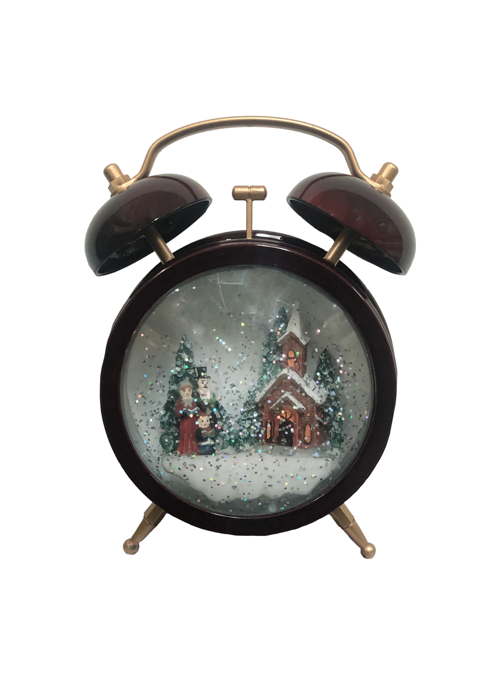 Pollyanna Christmas Decoration Musical Clock