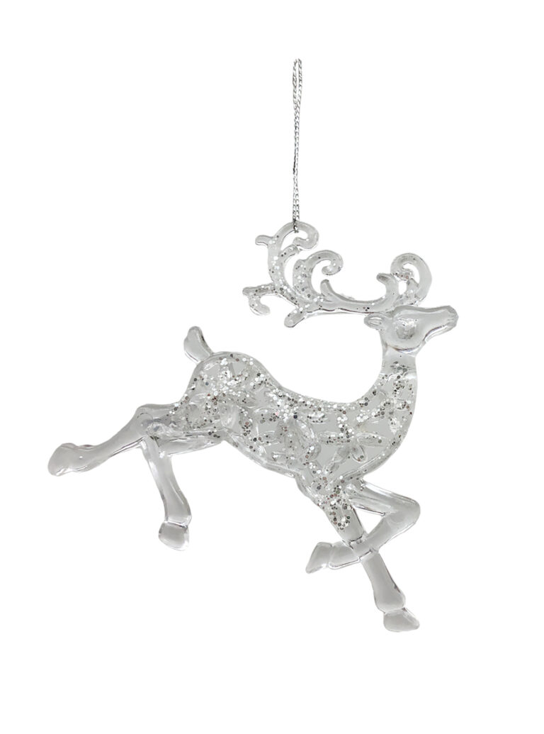 Reindeer Crystal Ornament (Pollyanna)